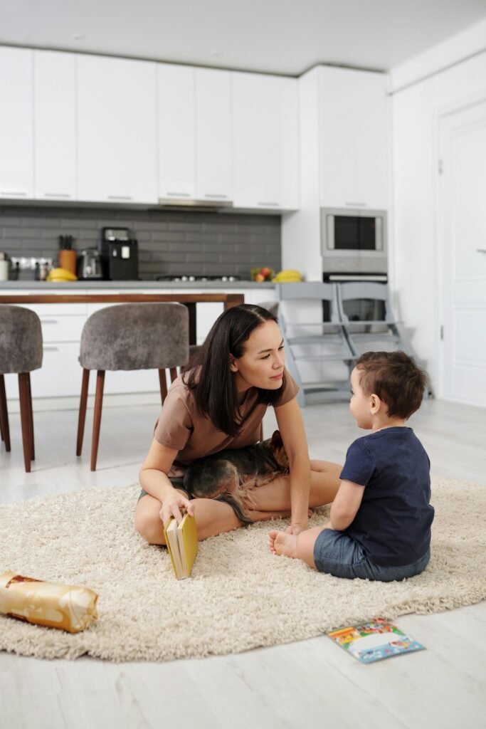 how to calm toddler tantrum without shouting
